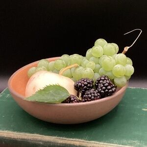 Vintage Heath Ceramic Berry Fruit Dessert Bowl from Iconic Coupe line in Pumpkin
